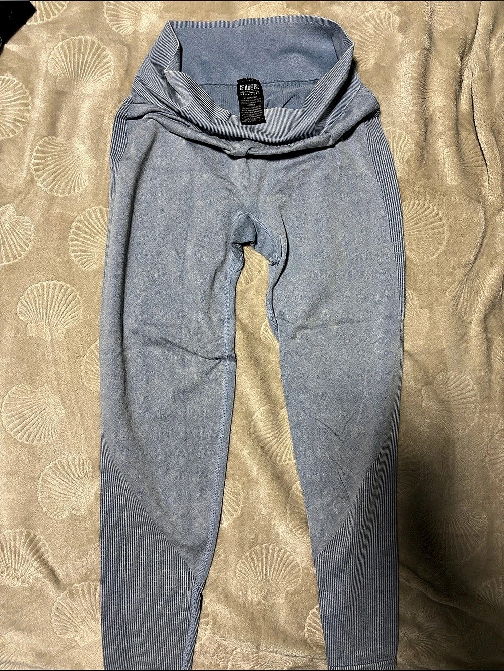 PINK Blue Leggings